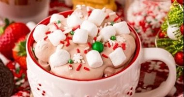 طريقة صنع هوت شوكليت الكريسماس ترند احتفالات رأس السنة
