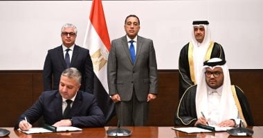 رئيس الوزراء يوقع عقد مشروع لشركة المانع القابضة القطرية بالسخنة