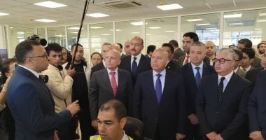 نائب رئيس الوزراء يتابع التشغيل التجريبي لمحطة هاتشيسون بميناء العين السخنة