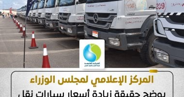 مجلس الوزراء يوضح حقيقة زيادة أسعار سيارات نقل المياه في مطروح