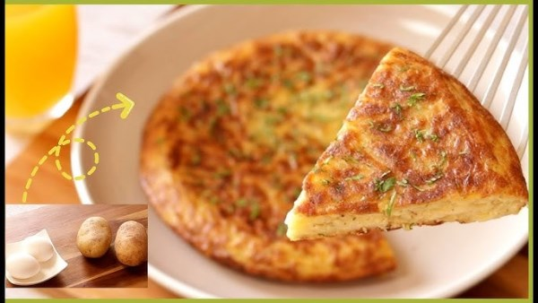 وصفة فطيرة بطاطس بالبيض