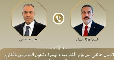 وزير الخارجية يؤكد لنظيره التركى ضرورة تثبيت وقف إطلاق النار فى غزة
