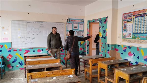 وكيل تعليم دمياط يتفقد لجان امتحانات الشهادة الإعدادية 2026