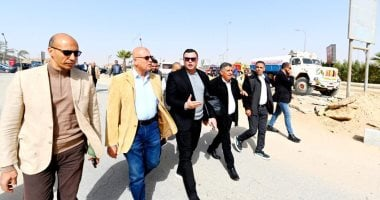 وزير الإسكان يتفقد تطوير ورفع كفاءة الطرق في حدائق أكتوبر