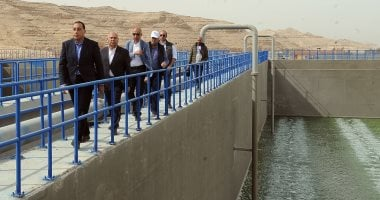 رئيس الوزراء يتفقد محطة المعالجة الثلاثية للصرف ببني حسن الشروق