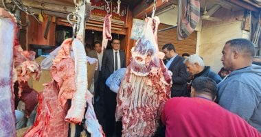 الزراعة تضبط 209 أطنان لحوم غير صالحة وتحرير 1003 محاضر