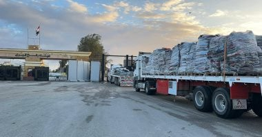 قافلة زاد العزة 136 لغزة بحمولة 7800 طن معونات واستقبال المصابين