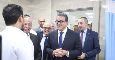 وزير الصحة يفتتح وحدة السكتة الدماغية بمستشفى العاصمة الجديدة