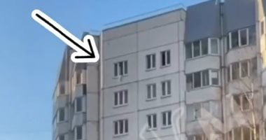 إنقاذ طفل سقط من الطابق العاشر في سانت بطرسبرغ، روسيا