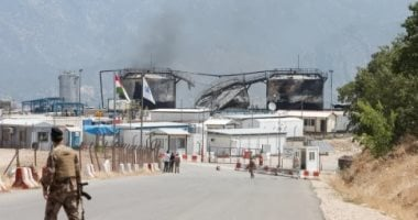 دوي انفجارات ضخمة في أربيل، كردستان العراق