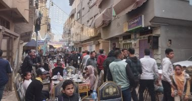 خير كثير في إفطار قرية البصارطة بدمياط.. أهاليها يتسابقون في الخير