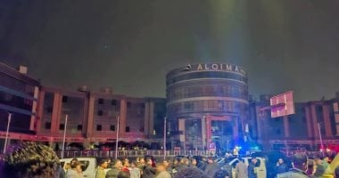 حريق موريا مول بدمياط الجديدة 32 مصابا و3 وفيات بانفجار هيليوم