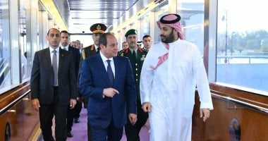 السيسي يلتقي ولي العهد السعودي ويؤكد دعم مصر لأمن واستقرار المنطقة