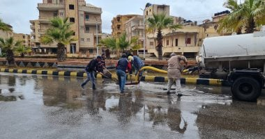 30 أمثلة على نجاح شركات المياه في شفط مياه الأمطار والتعامل مع موجة الطقس السيئ