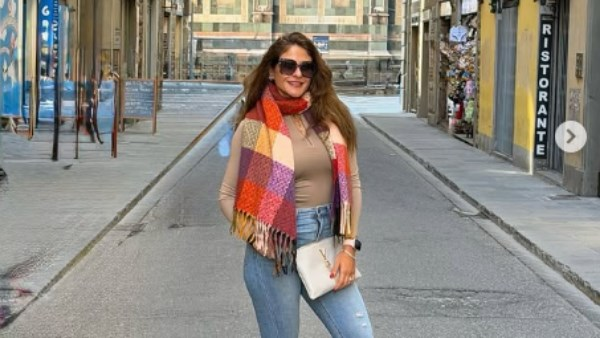 هيدي كرم تبرز رشاقتها في ظهورها الأخير