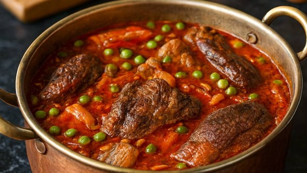 وصفة البسلة باللحمة والجزر